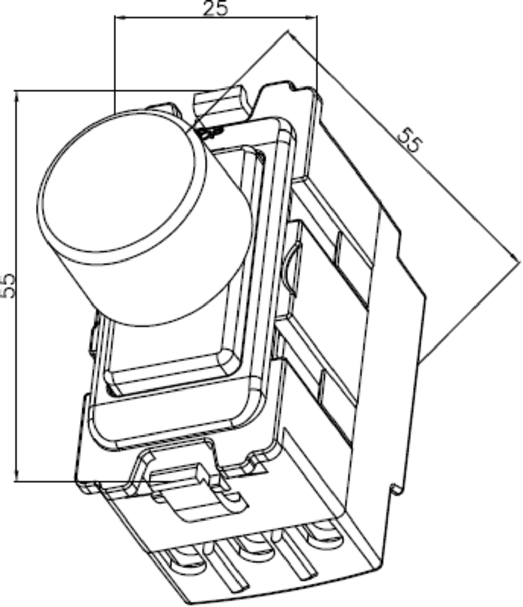 2way 40400W (5100W LED) Leading Edge Dimmer Module ML Accessories