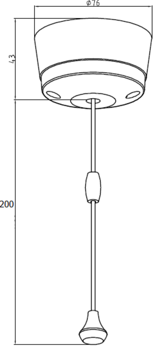 10AX 2way Pull Cord Switch [Part M Compliant] ML Accessories